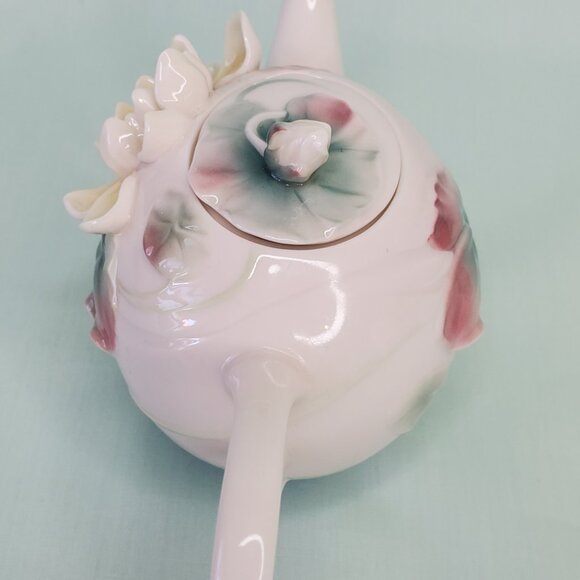 Franz Porcelain Miniature Teapot FZ00816 - Picture 7 of 13